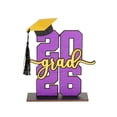 thumbnail image 1 of Birdeem Class of 2026 Wooden Table Decor, Handcrafted Graduation Keepsake Gift with Multi-Functional Display, 1 of 8