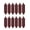 Burgundy, variant on Carriage Candles Unscented 12 Pack 7/8'' Base Fits Most Candle Holders 5''x 1½'' Made in USA
