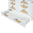 thumbnail image 5 of Full Size Murphy Bed Cabinet with Large Capacity Drawers, Convenient Murphy Bed with USB Interface, for Bedroom, White, 5 of 9