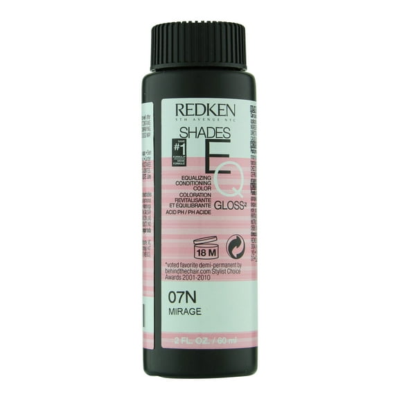 Redken Shades EQ Gloss 2 oz 60 ml 07N Mirage. Hair Color