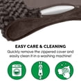 thumbnail image 6 of FurHaven Pet Dog Bed | Memory Foam Ultra Plush Luxe Lounger Pet Bed for Dogs & Cats, Chocolate, Large, 6 of 13