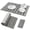 Light Gray, variant on DROPEO Stone Dish Drying Mat for Kitchen Counter, Large 24" x 16" Foldable Diatomaceous Earth Drying Mat with Mini Soap Tray, Quick Dry Dish Mat, Dark Gray