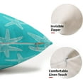 thumbnail image 2 of Aqua Turquoise Starfish Ocean Lumbar Pillow Covers 12X20 Inch Summer Nautical Coastal Beach Teal Decorative Pillow Cases Set of 2 Throw Pillows Seasonal Home Decor For Sofa Couch Cushion Outdoor, 2 of 6