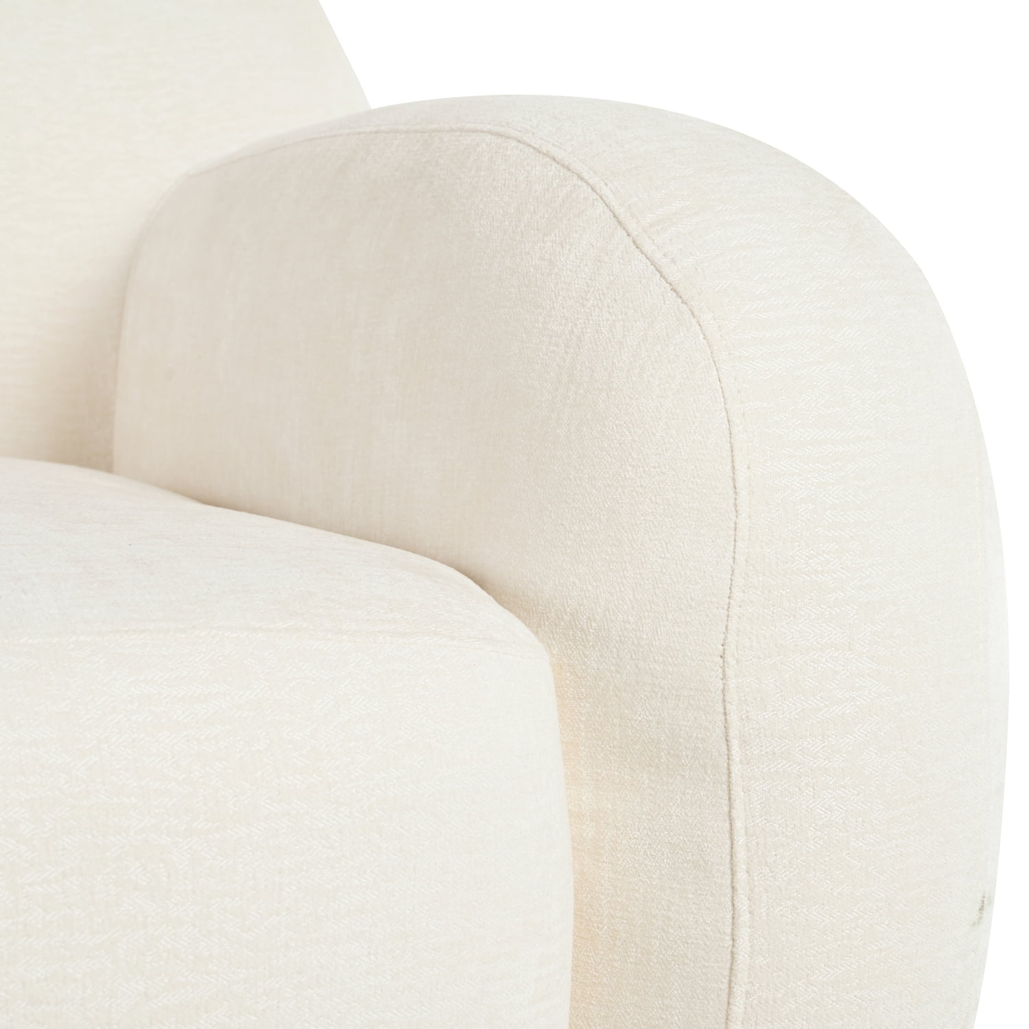 Harper & Bright Designs Modern Minimalist 3 Seater Sponge Couch, Comfy Floor Sofa for Living Room Apartment, Beige