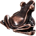 thumbnail image 1 of Quemador de incienso de bronce con forma de rana, soporte para placa decorativa (rana), 1 of 5