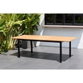 thumbnail image 3 of Amazonia Weingan Teak Finish 9 Pieces Extendable Patio Dining Set, 3 of 11
