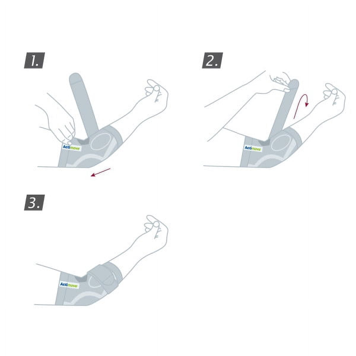Actimove Elbow Support Pressure Pads and Strap, Medium