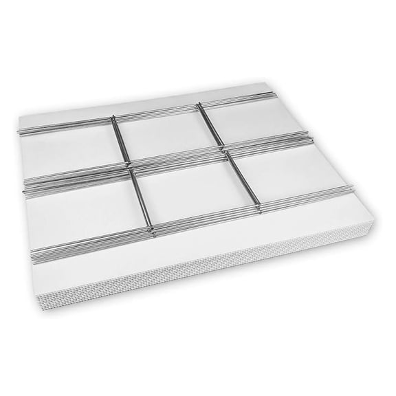 VSE Blank Yard Signs | 24"W x 18"H Signs (10 pc), Includes Metal H-Stakes | For Garage Sales Signs, Graduations, or Political Lawn Sign