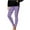 Purple, variant on Women's Striped Leggings Christmas Halloween Soft Stretchy Workout Pants Cute Printed Party Legging Tights Green 3XL