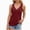 Wine Red, variant on UYISJ Tank Tops for Women Casual V Neck Cami Shirt Eyelet Embroidery Summer Crochet Backless Camisole Sleeveless Blouse