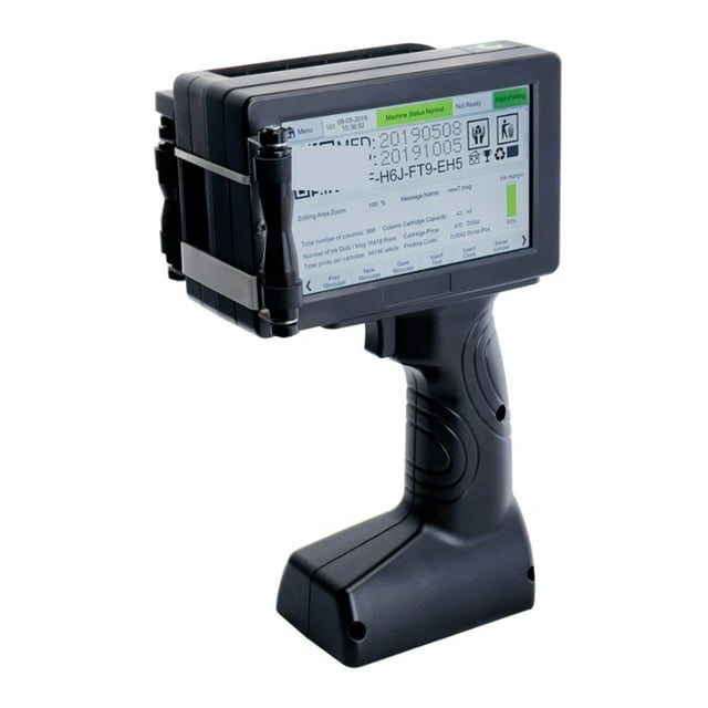 Handheld Ink Jet Printer QR Bar Batch Code Variable Serial Number Logo Picture Label Handheld Thermal Inkjet Printer ,Multi-Format Printing