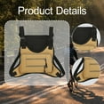 thumbnail image 6 of Dualoai Men Chest Rig Bag Fashion Lightweight Chest Pack for Running Walking Fishing Khaki, 6 of 9