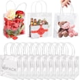 thumbnail image 1 of Bolsas de Regalo de PVC Transparente con Asas, Bolsas de Dulces para Fiestas, Bolsas de Compras Reutilizables, para Compras, Cumpleaños, Boda., 1 of 4