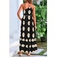 thumbnail image 2 of Vestido PRETTYGARDEN Maxi de un Hombro Negro con Estampado Floral Albaricoque Talle M, 2 of 8