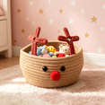 thumbnail image 7 of ACDANC 2026 New Christmas Basket with Reindeer Design,Cute Gift Basket for Holiday Storage,Christmas Gift and Candy Basket Christmas Gift Basket, 7 of 7