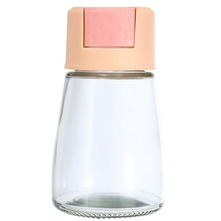 

Oiur 130ml Spice Jar Dust-proof Volume-controlled Push Type Salt Sugar Seasoning Jar for Kitchen