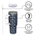 thumbnail image 4 of Christmas 40oz Tumbler– Stainless Steel Insulated Tumbler with Handle and Straw, Large Capacity Travel Cup for Hot & Cold Drinks, 4 of 7