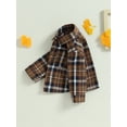 thumbnail image 3 of GXFC Kids Boys Fall Shirt Clothes 6M 1T 2T 3T 4T Toddler Baby Boys Long Sleeve Plaid Button Down Collar T-shirt Tops Spring Autumn Clothing for Children Boys, 3 of 7