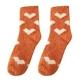 thumbnail image 1 of Dyfzdhu Womens Coral Socks Heart Print Socks Colorful Lightweight Cotton Socks, 1 of 2