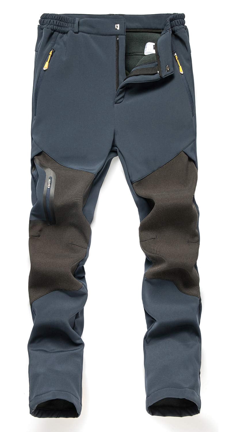 Mens Fleece Lined Waterproof Pants
