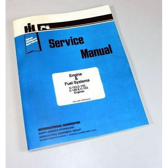 International Farmall 340 Wheel Tractor C135 Uc135 Engine Ovhl Service Manual