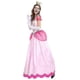 thumbnail image 2 of Women"s Super Mario Peach Cosplay Costume Pink Princess Dress + Gloves + Headdress Outfits Set Carnival Party, 2 of 4