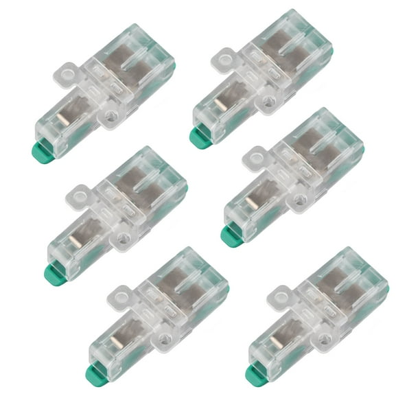 Conectores de Cable de Palanca, Conector de Empalme PA Casado de Cobre Conductor de Cobre Conexión RÁPIDA 20pcs 41A 450V Por 0.5-6 mm²