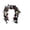 A002- Style B, variant on Halloween Garland, Maple Leaf Garland with Small Pumpkins and Berries, Fall Leaves Garland for Seasonal Arrangements, Gothic Halloween Decor Accent, 70 Inch Long Flexible