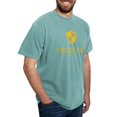thumbnail image 4 of CafePress - Delta Chi Vertical Yellow Logo T Shirt - Mens Comfort Colors Shirt, 4 of 5