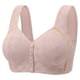 thumbnail image 1 of Comfortable Large Size Everyday Leisure Bra for Home Wear with Soft Front Wrap and Supportive Back Shine Without Underwire, 1 of 2