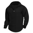 thumbnail image 1 of pstuiky camisas de hombre de manga larga, Camisa de manga larga con cuello alto y cremallera para hombre camisetas de hombre l, 1 of 5