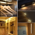 thumbnail image 2 of Jinsinto Set Of 3 Led Motion Sensor Lights Indoor Wardrobe Light 10 Leds Wireless Spotlight (warm), 2 of 5