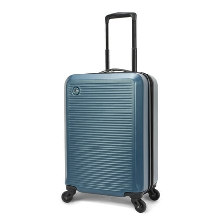 Protege 20 Inch Hard Side Unisex Carry-On Spinner Luggage, Matte Blue (Exclusive)