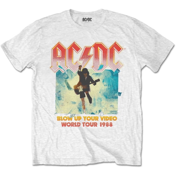 AC/DC Unisex T-Shirt Blow Up Your Video (Small)