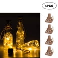 thumbnail image 1 of leyfeng Cadena de lámpara de alambre de cobre de decoración de botella de vino de luz de energía solar cuadrada 1M, 1 of 8