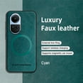 thumbnail image 3 of ELEHOLD PU Leather Case For Samsung Galaxy A05 Slim Magnetic Shockproof Cover, [MagSafe Compatible], [Lens&Screen Protection], Drop protection Case - Green, 3 of 11
