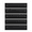 Black, variant on 2" * 8" Name Plate Wall Or Door Holder 5pack Rose