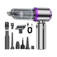 thumbnail image 4 of yuksok Handheld Car Vacuum Cleaner 15000PA High Power Lightweight Small Dust Blower Argent Violet, 4 of 9