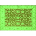 thumbnail image 1 of Ahgly Company Indoor Rectangle Oriental Green Traditional Area Rugs, 2' x 5', 1 of 1