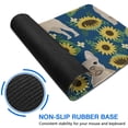 thumbnail image 6 of Long Mouse Pads for Desk,French Bulldog Sunflowers Floral Desk Mats on Top Of Desks, Desk Mouse Pad Extra Large with 3mm Non-Slip Base and Stitched Edge for Gaming,Office,Work,Home 31.5"x11.8", 6 of 6