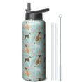 thumbnail image 4 of Paw Print Design Stainless Steel Water Bottle - Double Walled Copper Layer Technology with 360° Leakproof Seal for Sports & Outdoor use。, 4 of 6