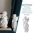 thumbnail image 4 of Toystoory Chica resina Ángel arte moderno decorativo oración estatua regalos arquitectura modelo estante escultura Navidad hogar boda M Decoración del hogar Como se muestra S Toystoory HA064317-02, 4 of 6