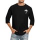 thumbnail image 1 of Camisas de Manga Larga para Hombres Imprimir Casual Cuello Redondo Blusa de Manga Corta, Camisas de Lino para Hombres, 1 of 4
