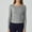 Dark Gray, variant on Oplxuo Women's Modal Ribbed Workout Yoga Shirts Slim Fitted Long Sleeve Crewneck Basic Pullover Outdoor Sports Tops