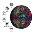thumbnail image 4 of Sikiie Mandala Colorful PVC Leather Spare Tire Wheel Cover Spare Tire Cover, for Car Truck SUV Camper Trailer Universal Fit(14-17in)-17 inch, 4 of 6