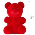 thumbnail image 4 of Gummy Bear Soft Stuffed Animals and Plush Toys, Poly fil Fiber Fill Red, 4 of 4