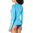 thumbnail image 2 of Hurley Women's Standard OAO Long Sleeve Rashguard, High Tide, Large, 2 of 2