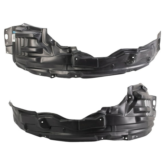 TRQ Front Inner Fender Liner Set Fits Select 2011-2017 Mitsubishi Outlander Sport MI1248126 MI1249126 MI1249127