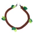thumbnail image 2 of Mascota pájaro juguete columpio hojas decoración cuerda colgante escalada juguete loro gateando 55cm 75cm Sunnimix Cuerdas de escalada de loros de aves, 2 of 8