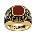thumbnail image 6 of Order Now for 2025 Graduation, Freestyle Women's Class Ring - Ony, Carnelian, Lapis, Mother of Pearl Genuine Stone, Personalized, High School or College Graduation, 6 of 11